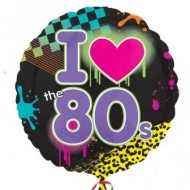 Totally 80s I Love 80s Balloon